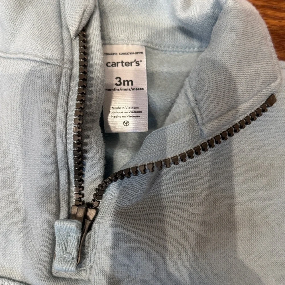 Carters 3m 2pc Sweater Set light blue‎